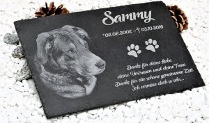 Gedenktafel für Deinen Husky Husky Gedenktafel